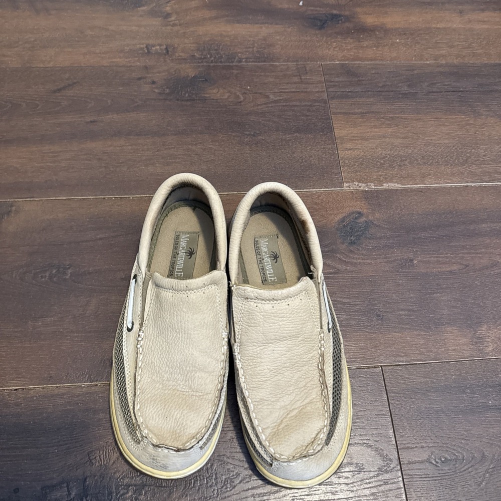 Margaritaville Slip On Loafers Boat Shoes Brown Mens Size‎ 8 MG8002B